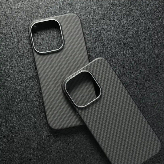 Real Carbon Fiber Case for Iphone 16 Pro Max 15 Pro Magsafe Aramid Fiber Case for Iphone15 14Pro Max Magnetic Carbon Fiber Cover